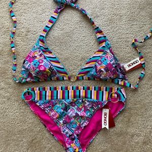 New with Tags Pink / Multi Color Bikini